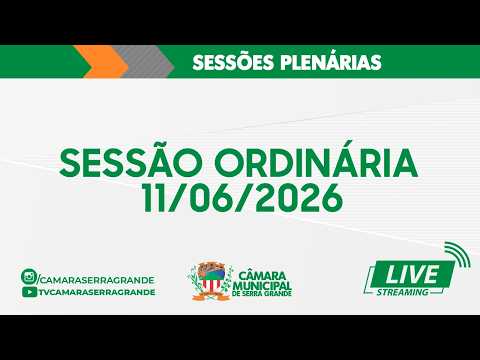 Sessão Ordinária 11/06/2026