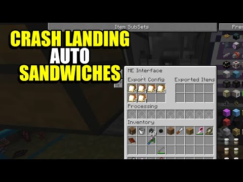 Ep36 Auto Sandwiches - Minecraft Crash Landing Modpack