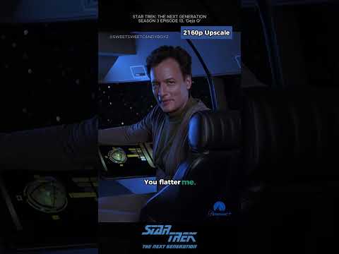 [4K] Q becomes human, A Selfless Act | Star Trek: TNG S03E13 'Deja Q' #shorts #startrek #clips