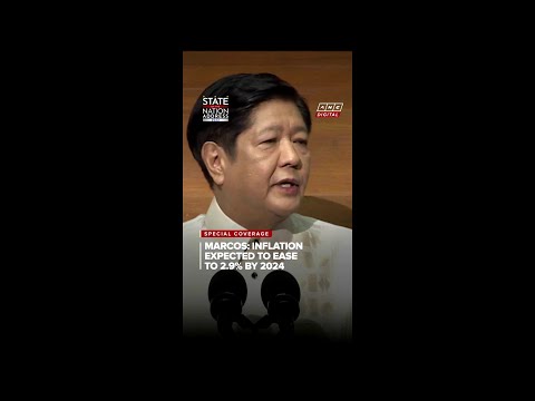 Marcos: Inflation expected to ease to 2.9% by 2024 ANC