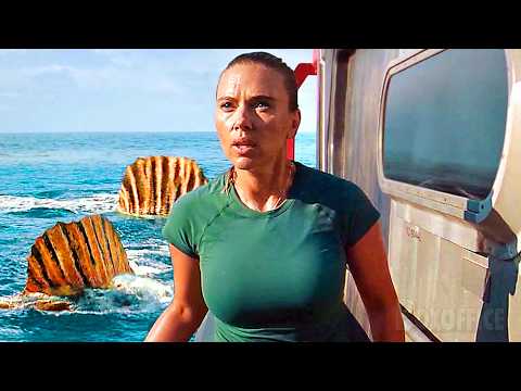 Surrounded by Spinosauruses | Jurassic World: Rebirth | CLIP