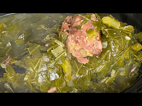 THE BEST COLLARD GREENS OF ALL TIME|| HOW TO MAKE|| HAITIAN STYLE || SLOW COOKER AND STOCKPOT