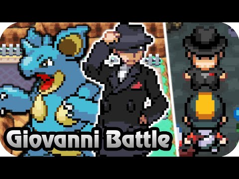 Pokemon Heart Gold & Soul Silver - Rocket Boss Giovanni Battles (HQ)