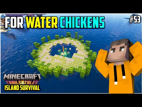 For Water Chickens | Minecraft Island Survival | In Telugu | #53 | THE COSMIC BOY