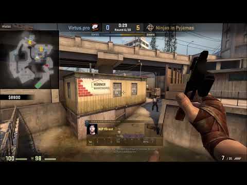 POV - f0rest (NiP)(21-12) vs Virtus.Pro / 16-8 / overpass / 23.09.2017 / 1080p 60fps