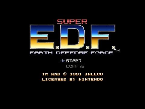 SNES Earth Defense Force gameplay overview (no commentary)