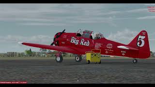 A2A T-6 Texan startup - P3Dv4.5