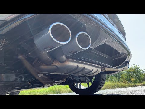 VW T-Roc R 2024 Stock Exhaust System - Volkswagen T-Roc R 2024 Serien Abgasanlage - Sound Check