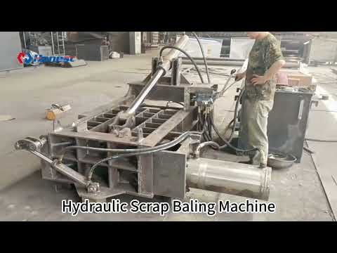 Hydraulic Scrap Baling Machine_Iron Barrels Scrap Metal Baler Machine