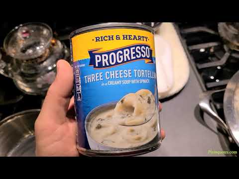Progresso - Three Cheese Tortellini in a Creamy Soup...