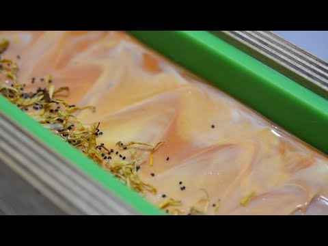 Making Orange Calendula Homemade  Soap