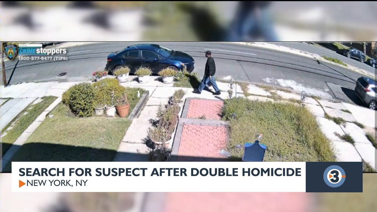 Search for suspect after double-homicide