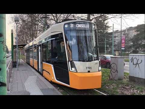 *ON TRAMLINK 7701* FROM CINISELLO TO BICOCCA M5 (line 31)