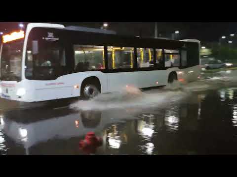 Esőzés Szombathelyen,  2022. 05. 25 Vépi út