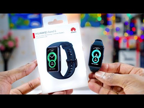 Huawei band 6: Best Perfect Size Smart Band with Blood Oxygen, Heart and Stress rate. (Full Setup)