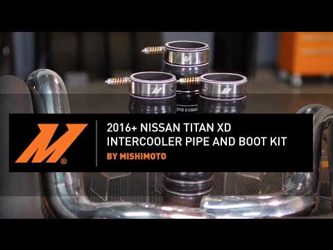 2016-2019 Nissan Titan XD Intercooler Pipe and Boot Kit Installation Guide by Mishimoto