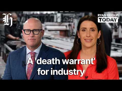 Thumbnail for When is it NOT good to be a Wall St banker? Plus, a 'death warrant' for industry | Ryan Bridge TODAY