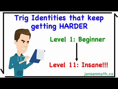 Proving Trig Identities but they keep getting HARDER | jensenmath.ca