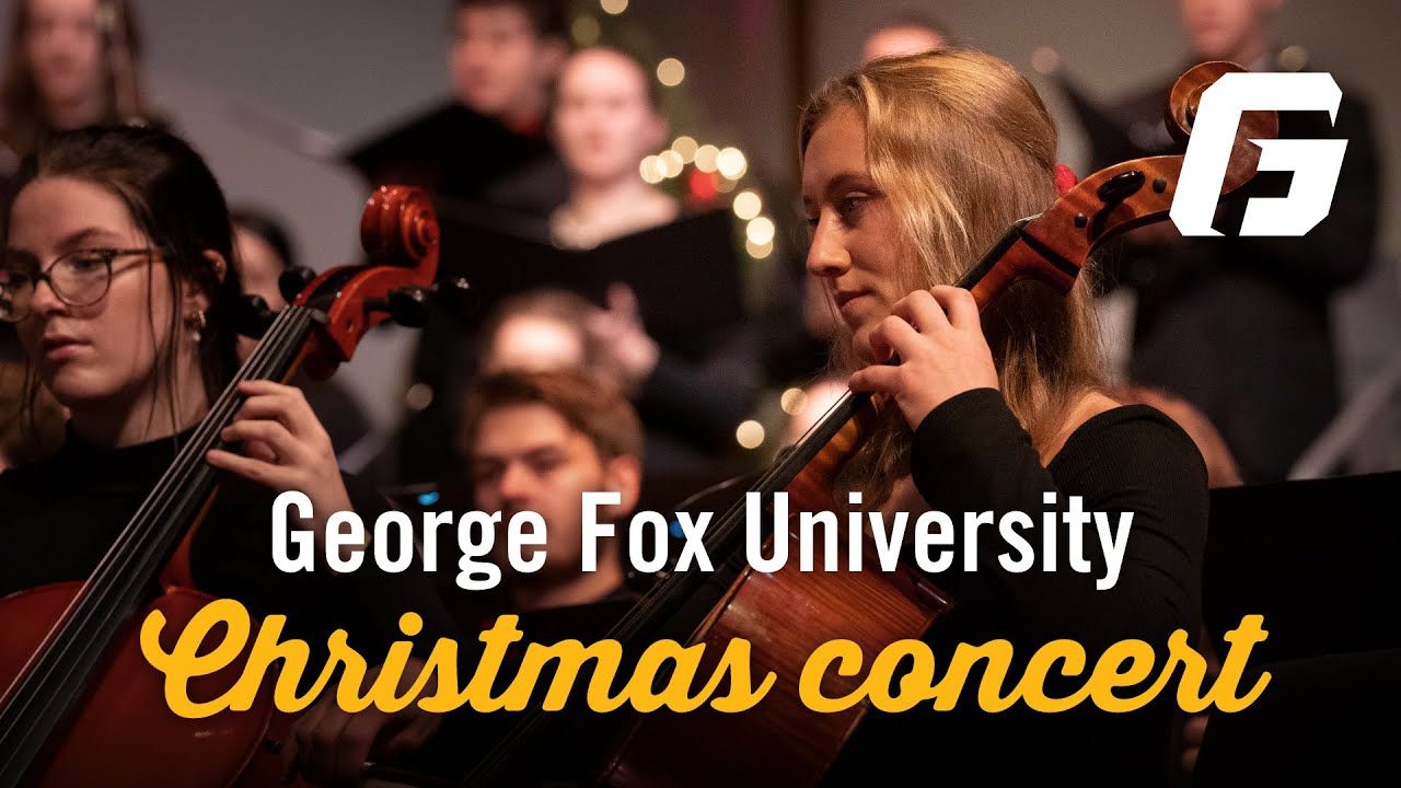 Watch video: O Come All Ye Faithful - Merry Christmas from George Fox University