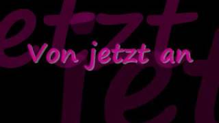 Von jetzt an Lyrics English Translation