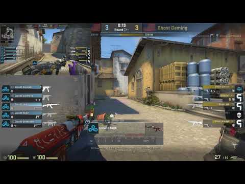 Cloud9 tarik w/ Skadoodle's Pop Flash 4K vs Ghost Inferno @ ESL PRO LEAGUE 6