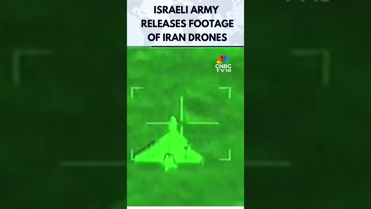 Iran Attacks Israel | Israeli Army Releases Footage It Shows Interception of Iranian Drone | N18G