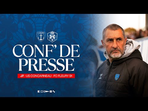 J7 I Conférence de Presse US Concarneau - FC Fleury 91