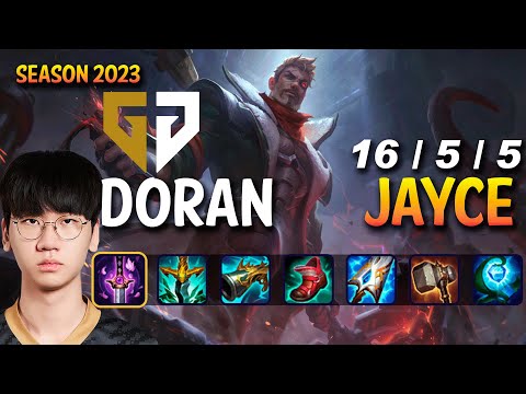 GEN Doran JAYCE vs K'SANTE Top - KR Ranked