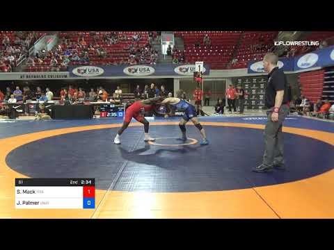 61 Kg Quarterfinal Shelton Mack Titan Mercury Wrestling Club TMWC Vs Joseph Palmer Unattached