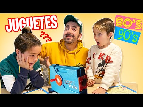 Mis hijos REACCIONADO a los ¡JUGUETES de los 80/90 ! 😱¿Te acuerdas?