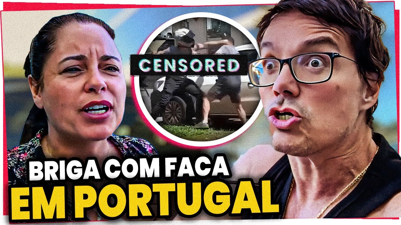 QUASE CHAMEI A POLÍCIA! BRIGA DE TRANSITO AQUI EM PORTUGAL - Voltamos pra Cascais