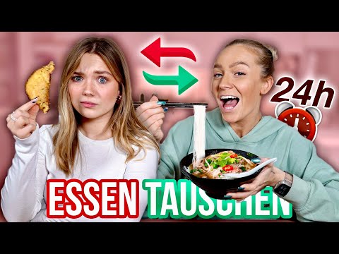 24-hour food swap with @kimcaramella (unusually delicious edition) 🍔