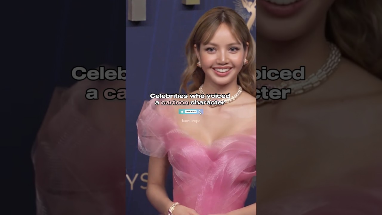 Celebrities who are voice actors of a cartoon character 🎥