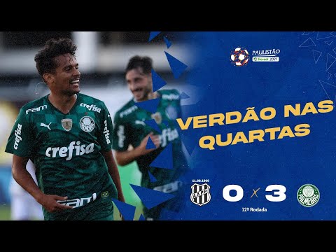 Melhores Momentos de Ponte Preta 0 x 3 Palmeiras - Rodada 12 - Paulistão Sicredi 2021