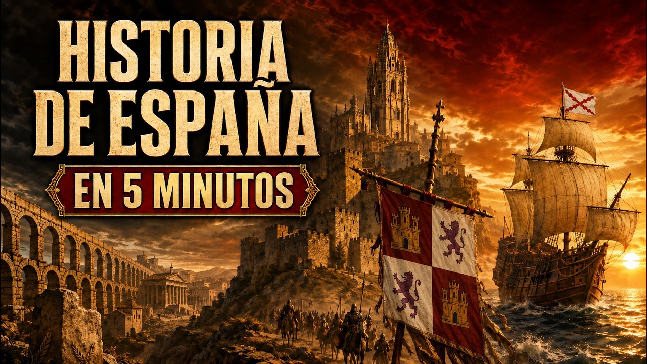 La HISTORIA de ESPAÑA en 5 MINUTOS (más o menos) | Aladetres Talks 6