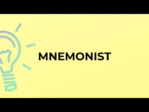 What is the meaning of the word MNEMONIST?