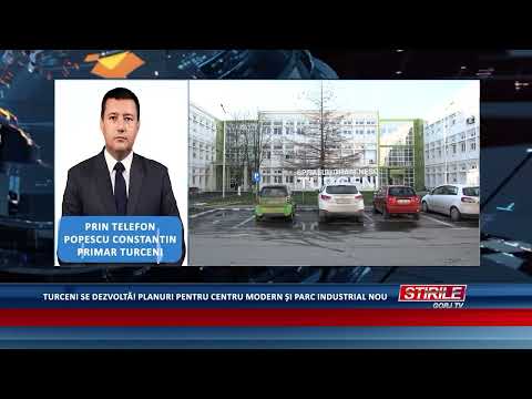 Turceni is developing! Plans for a modern center and a new industrial park