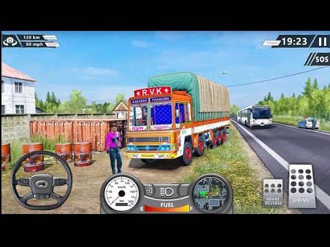 Best Indian Truck Simulator Gadi Game - Indian Cargo Truck Driver 3D - Android Gameplay - #truckgame