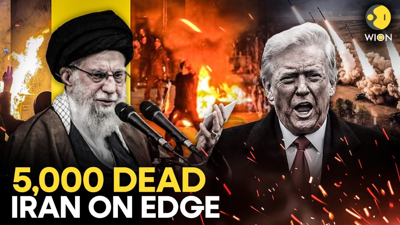 Iran Unrest: 5,000 Killed as Protests Explode, Trump Warns and Khamenei Strikes Back |WION Originals