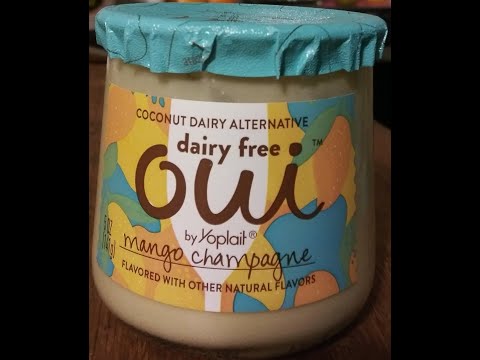 Yoplait Oui Dairy Free Mango Champagne Coconut Dairy...