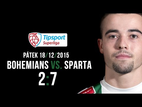 Highlights - 14. kolo: FbŠ Bohemians vs. Sparta Praha 2:7
