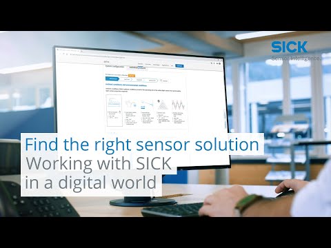 Find the right sensor solution – Working with SICK in a digital world | SICK AG