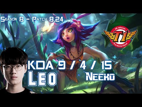 SKT T1 Leo NEEKO vs KAI'SA Bot - Patch 8.24 KR Ranked