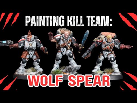 Painting Warhammer - Kill Team Dead Silence: Wolf Spear