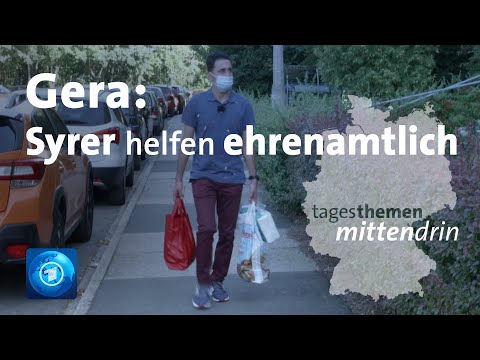 Gera: Geflüchtete helfen ehrenamtlich | tagesthemen mittendrin