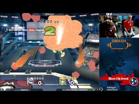 STS10.5 - Alex615 (Wolf) vs Accidental Ham Sandwich (Fox, Toon Link) - Project M Singles