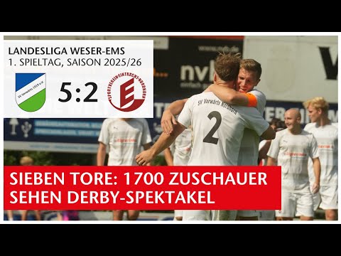 Highlights: SV Vorwärts Nordhorn – SV Eintracht Nordhorn | Landesliga Weser-Ems 2025/26 | GN-Online