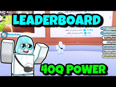 I GOT ON THE LEADERBOARD IN PET SIMULATOR X! (INSANE POWER)