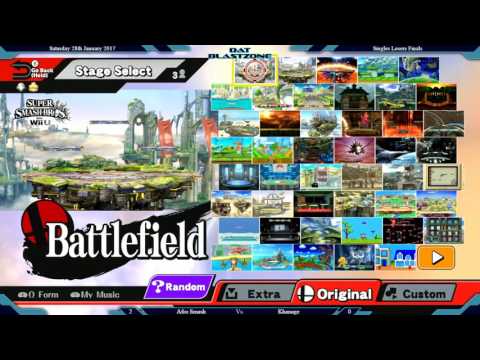 DAT BlastZone 18 - Singles Losers Finals - Afro Smash vs Khanage