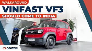 This is Vinfast VF3 | Next Mini EV Rival to Comet EV?